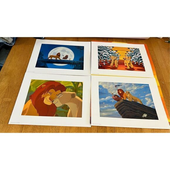 Disney The Lion King Lithograph Set of 4 Prints - Picture 5 of 7